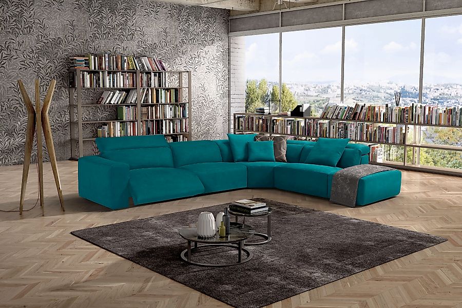 Egoitaliano Ecksofa »Beverly, extravangantes Designsofa mit erstklassigem S günstig online kaufen