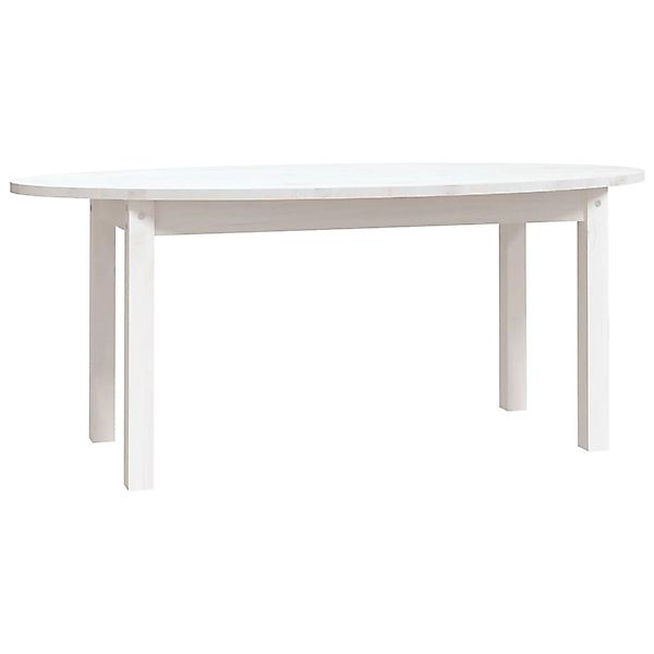 vidaXL Couchtisch Weiß 110x55x45 cm Massivholz Kiefer 822343 günstig online kaufen