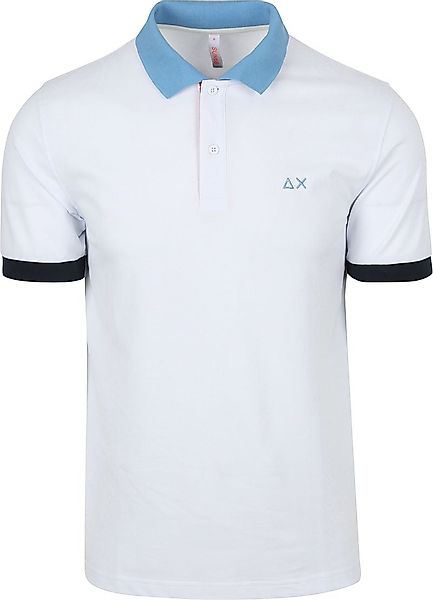 Sun68 Poloshirt Color Way Weiß - Größe M günstig online kaufen