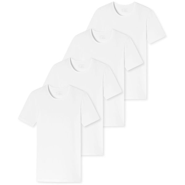 Schiesser T-Shirt 95/5 Organic Cotton (4-tlg) günstig online kaufen