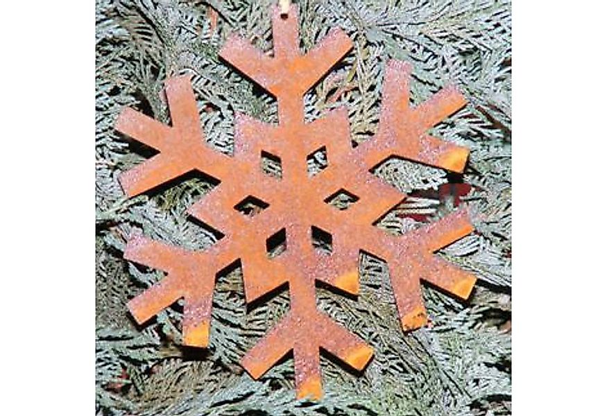 Rostikal Gartenstecker Schneeflocken Metall Winter Deko Weihnachten Echter günstig online kaufen