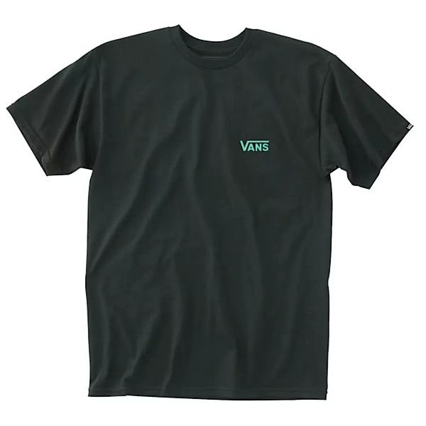 Vans Left Chest Logo Kurzärmeliges T-shirt XS Black / Waterfall günstig online kaufen