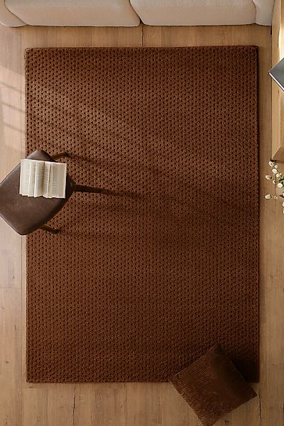 Wecon home Teppich "Castello THREE" rechteckig 7 mm Höhe Schurwolle, Kurzfl günstig online kaufen