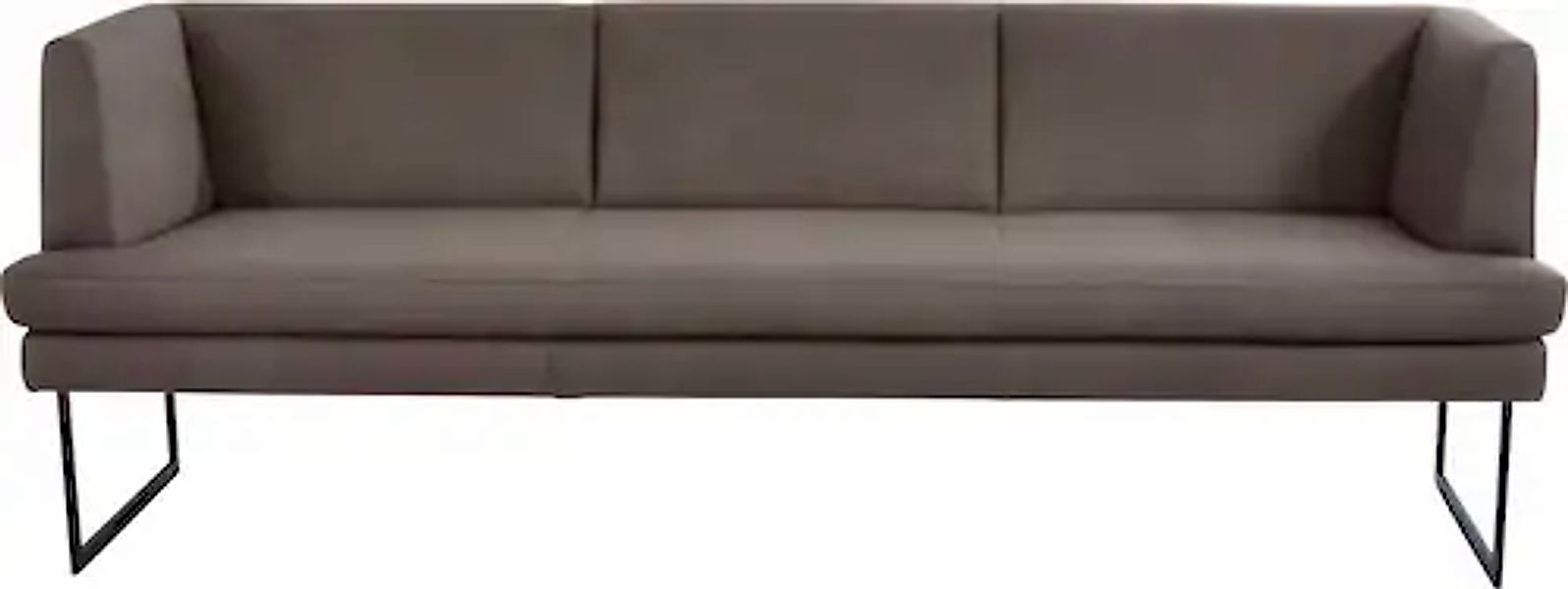 K+W Komfort & Wohnen Polsterbank "Cube", Hammerkissenoptik, 2 Breiten, Meta günstig online kaufen