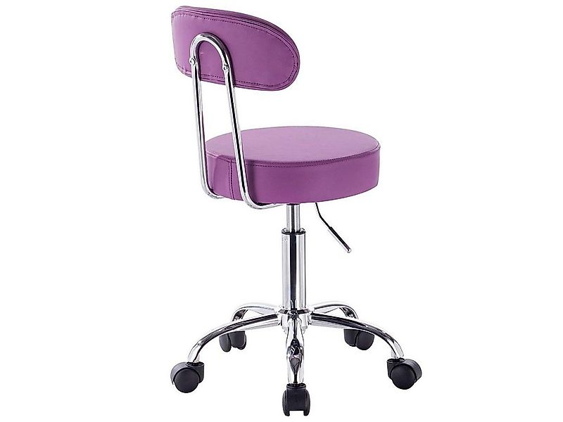 Woltu Bürostuhl (1 St), Rollhocker Drehstuhl, mit Lehne höhenverstellbar günstig online kaufen