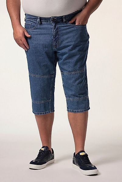 Men Plus Bermudas 3/4-Jeans Denim 5-Pocket Elastikbund günstig online kaufen