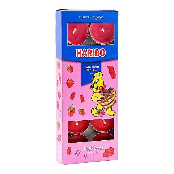 HARIBO Duftkerze Haribo Teelicht Strawberry Happiness günstig online kaufen