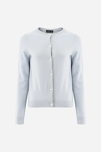 Strickjacke aus Kaschmir mit Rundhalsausschnitt günstig online kaufen