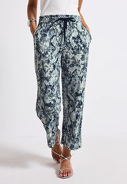 STREET ONE Stoffhose "Style Emee", Sommerhose mit elastischem Bund und Tunn günstig online kaufen