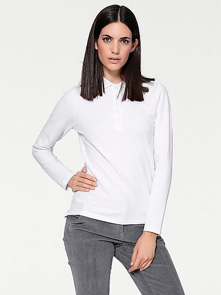 heine T-Shirt Langarm-Poloshirt . günstig online kaufen