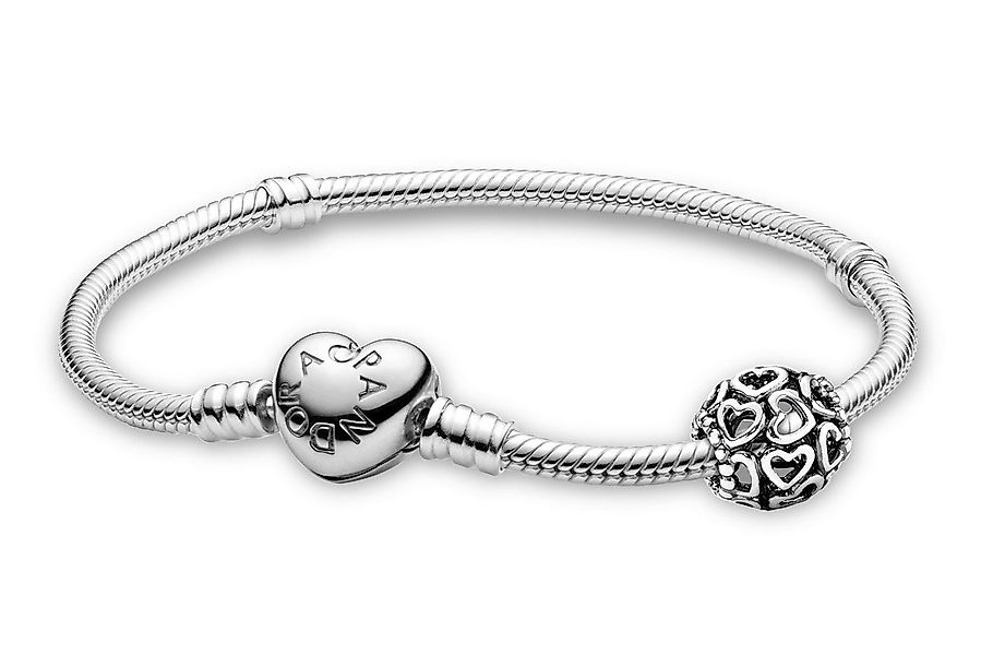 Pandora Schmuckset Geschenkset Damenarmband Silber Herzen günstig online kaufen