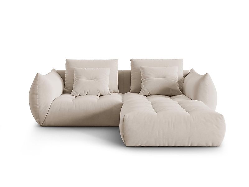 Micadoni | Ecksofa Bloom 3-Sitzer Samt günstig online kaufen