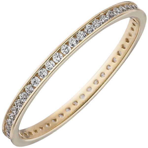 Schmuck Krone Goldring Schmaler Memory Ring günstig online kaufen