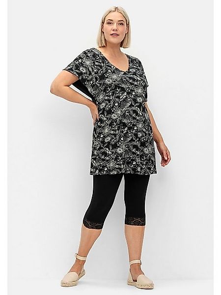 Sheego T-Shirt Große Größen im Set mit Capri-Leggings günstig online kaufen