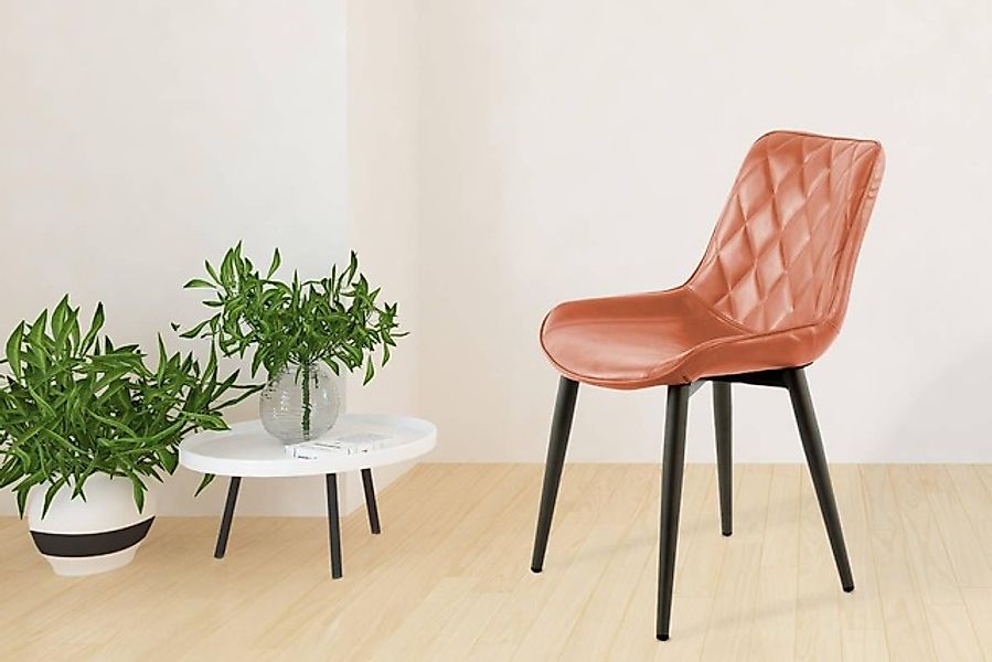 Kayoom Stuhl »Cecil 110 2er-Set,moderne Farben,Rückenlehne mit stilvollem N günstig online kaufen