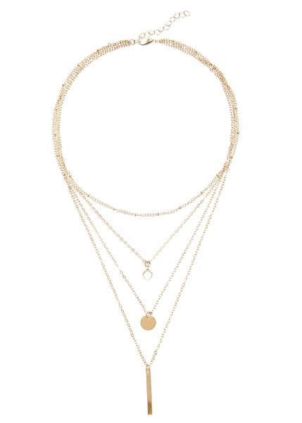 LASCANA Kette mit Anhänger, Vierreihiges Kettenset günstig online kaufen