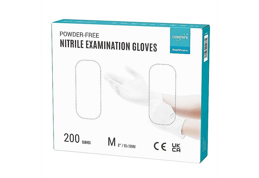 EUROPAPA Nitril-Handschuhe Medical Einmalhandschuhe Untersuchungshandschuhe günstig online kaufen