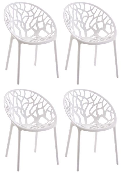 CLP Gartenstuhl Hope (4er Set), Kunststoff, günstig online kaufen
