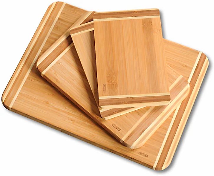 KESPER® Schneidebrett, (Set, 4 St.), (1x 38x28,5x1,6 cm, 1x 28,5x20x1,6 cm, günstig online kaufen