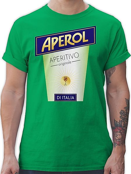 Shirtracer T-Shirt Aperol Aperitivo Kostüm Flaschen günstig online kaufen