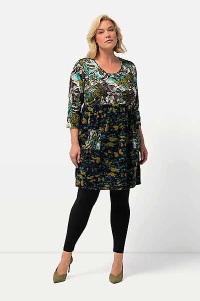Ulla Popken Longshirt Longshirt Patchlook A-Linie günstig online kaufen