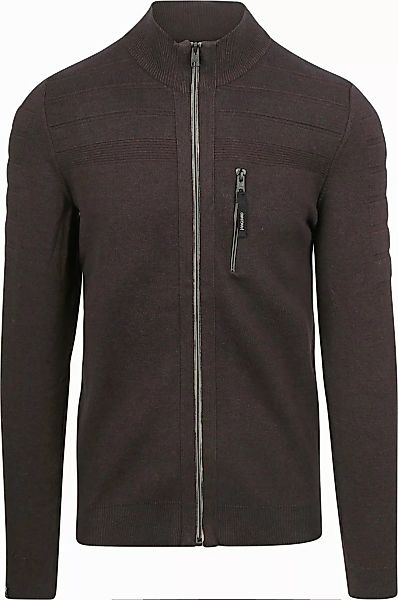 Vanguard Strickjacke Bonded Mouline Braun - Größe XXL günstig online kaufen