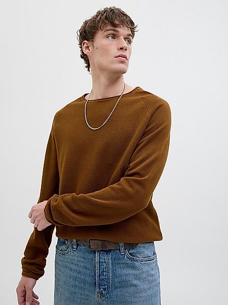 Jack & Jones Rundhalspullover JJEHILL KNIT CREW NECK NOOS mit Strukturstric günstig online kaufen