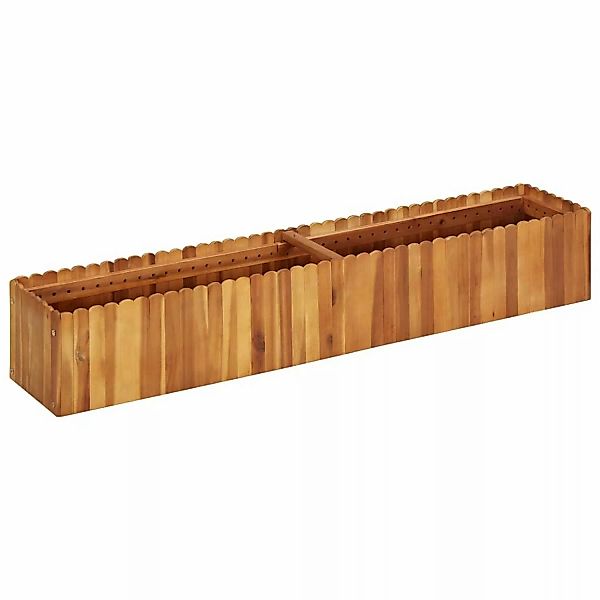 Garten-hochbeet 150 X 30 X 25 Cm Massivholz Akazie günstig online kaufen