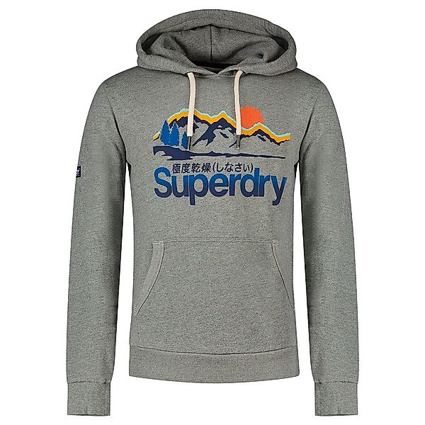 Superdry Core Logo Great Outdoors Kapuzenpullover 2XL Grey Grit günstig online kaufen