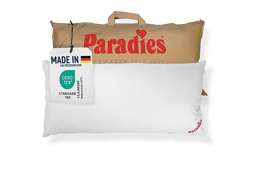 Paradies Kopfkissen Softy Top Bio, Füllung: 100% Polyester, Bezug: 100% Bio günstig online kaufen