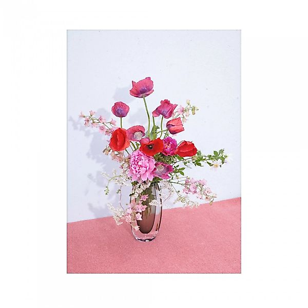 Paper Collective - Blomst 04 Pink Kunstdruck 30x40cm - pink, blau, rot, grü günstig online kaufen