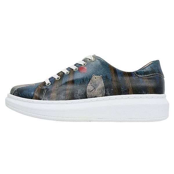 DOGO Plateausneaker "Myra Low-Top Sneaker Bear With A Balloon Damen Sneaker günstig online kaufen