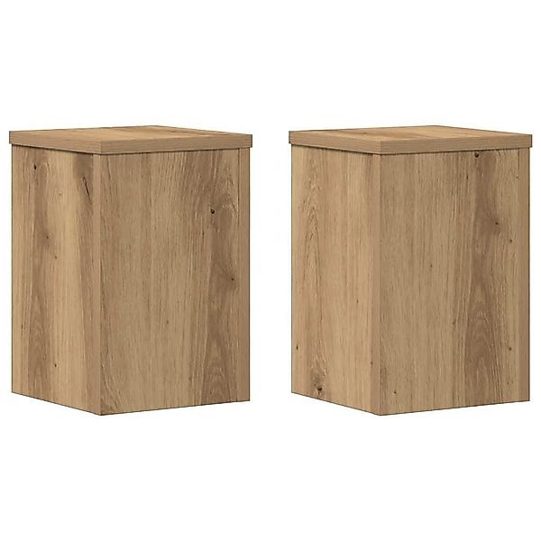 vidaXL Blumenständer Pflanzenständer 2 Stk. Artisan-Eiche günstig online kaufen