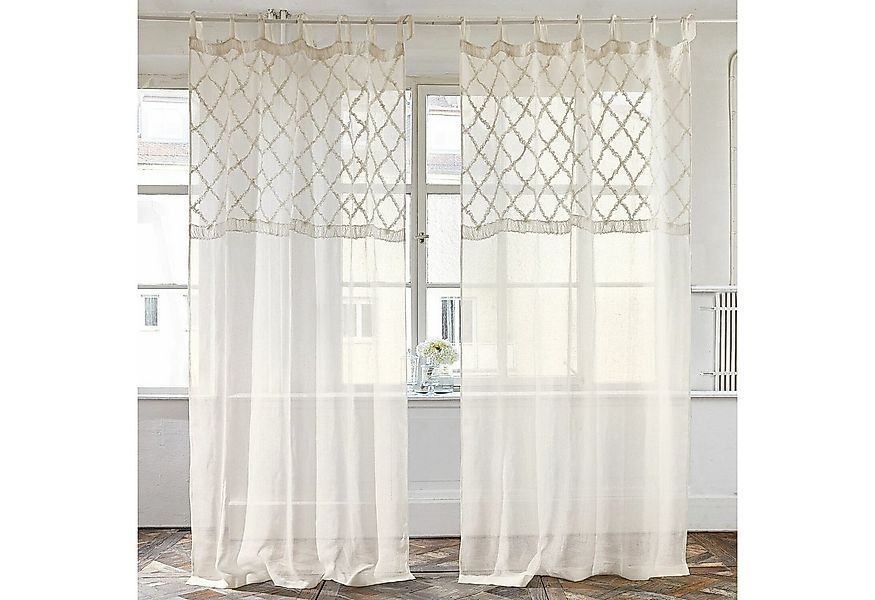 Mirabeau Vorhang Gardine Mistry creme günstig online kaufen