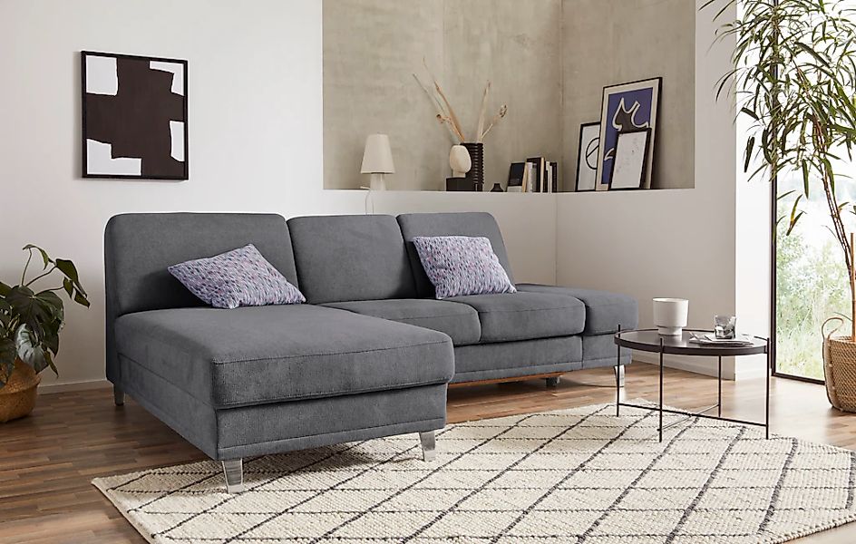 sit&more Ecksofa "Clio L-Form" wahlweise mit Bettfunktion oder Vorziehsitz günstig online kaufen