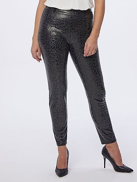 MONACO blue Lederimitathose Leggings koerpernah in günstig online kaufen