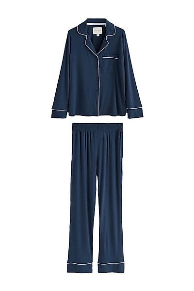 LAURA ASHLEY Pyjama Laura Ashley Pyjama mit Knopfleiste aus Modal (2 tlg) günstig online kaufen