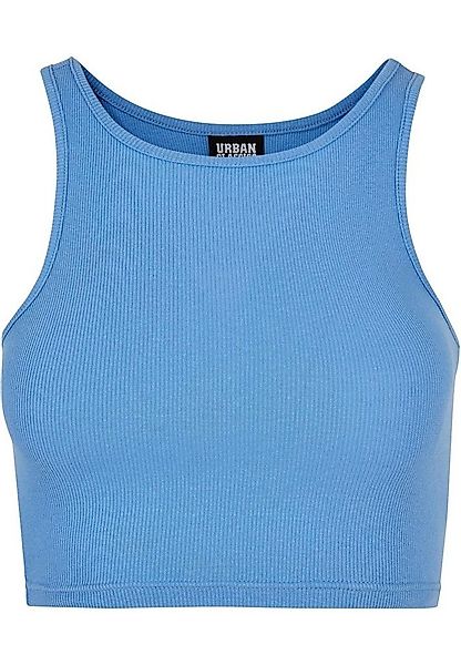 URBAN CLASSICS Muskelshirt Urban Classics Damen Ladies Cropped Rib Top (1-t günstig online kaufen