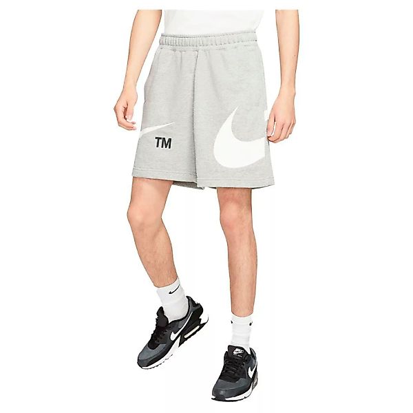 Nike Sportswear Swoosh French Terry Shorts Hosen XL Dk Grey Heather / White günstig online kaufen