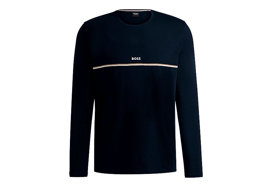 BOSS Sweatshirt Unique LS-Shirt mit aufgedrucktem Markenlogo günstig online kaufen
