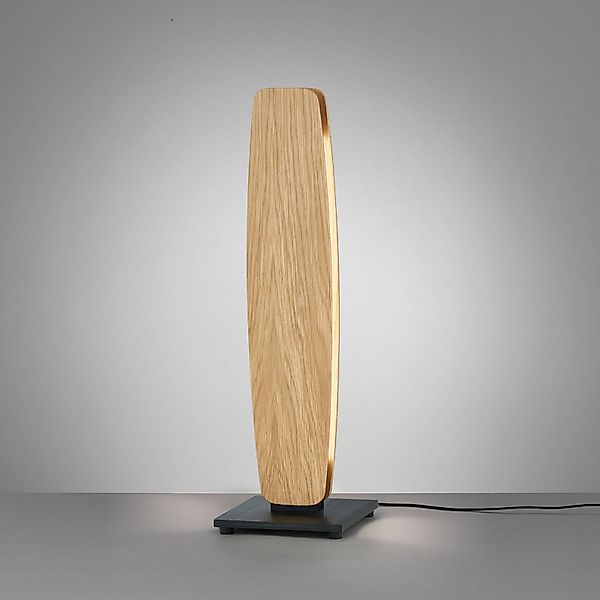 Quitani LED-Tischleuchte Persida, Höhe 50 cm, Eiche, 2.700 K günstig online kaufen