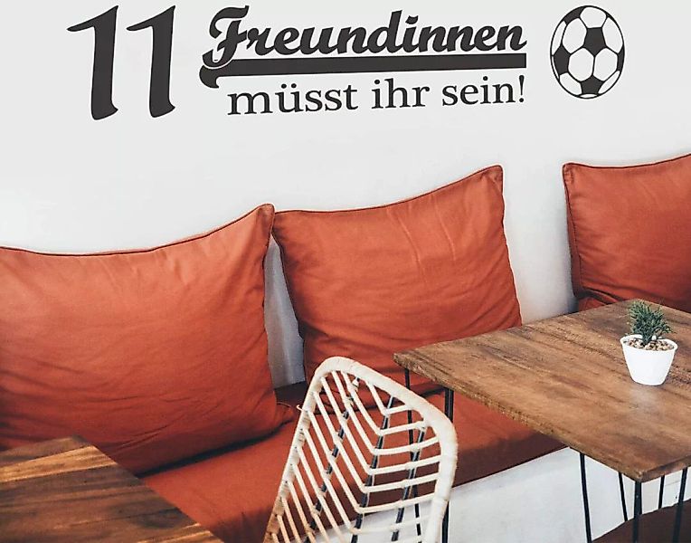 Wall-Art Wandtattoo "Fußball 11 Freundinnen", (1 St.) günstig online kaufen