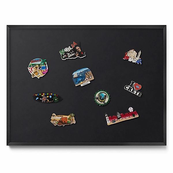 Tulup Magnettafel Bedruckte Magnettafel für die Wand Farbe Schwarz 80x60 cm günstig online kaufen