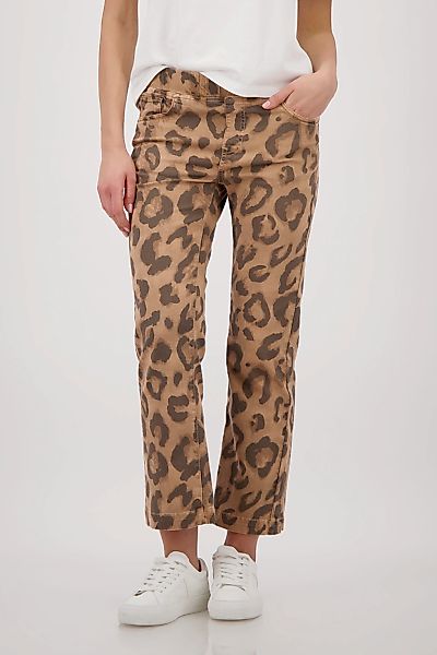 Monari Jogger Pants "Leo allover 70cm" Regular fit mit Leo-Print günstig online kaufen
