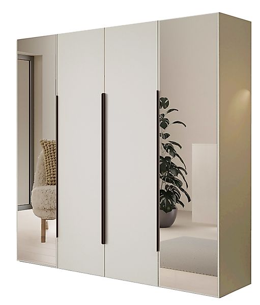 Compleo Kleiderschrank mit 4 Türen, Drehtürenschrank, günstig online kaufen