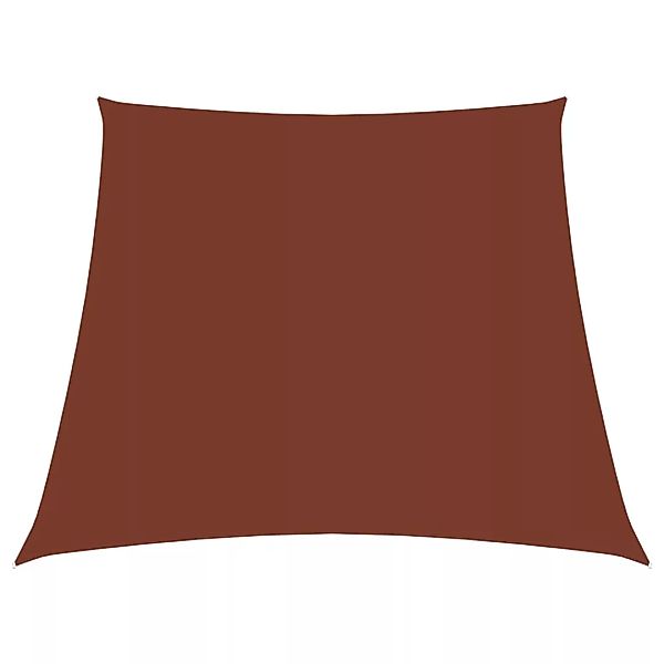 Sonnensegel Oxford-gewebe Trapezförmig 3/4x2 M Terracotta-rot günstig online kaufen