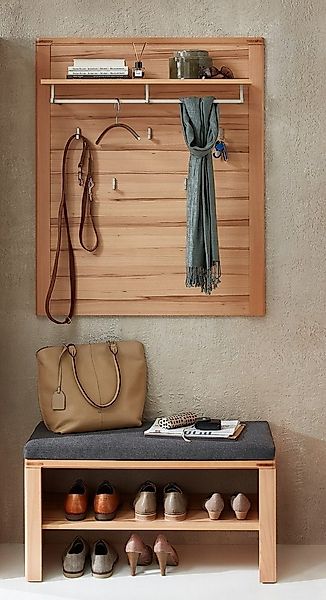 freiraum Garderoben-Set Nature One, (2-teilig), (2-teilig) in Kernbuche, te günstig online kaufen