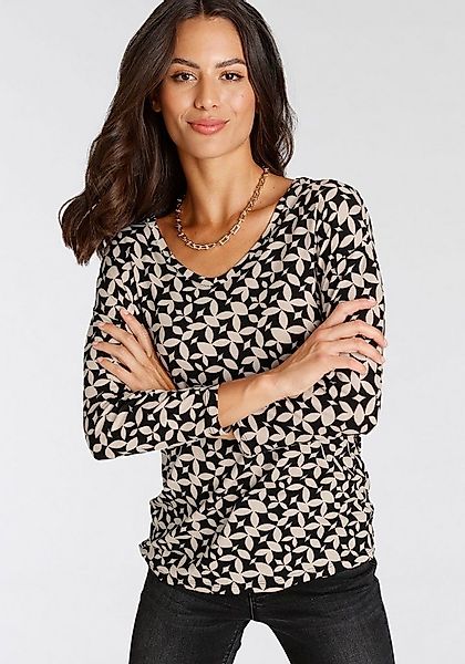 Laura Scott 3/4-Arm-Shirt lässige Passform und elegante Printvarianten günstig online kaufen