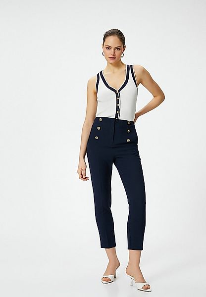 Koton Anzughose Hohe Leibhöhe Cigarette Anzughose günstig online kaufen