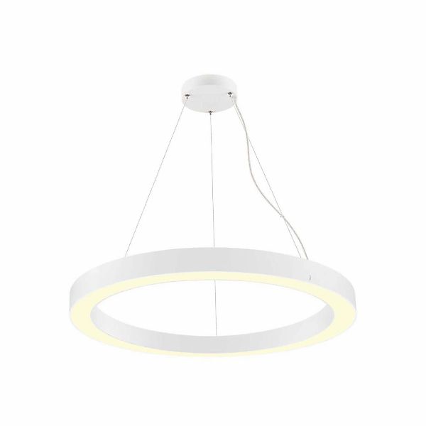 LED Pendelleuchte Medo in Weiß 43W 5300lm günstig online kaufen